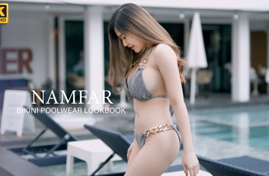 Namfar “New Bikini Jeans” tryon Poolwear lookbook